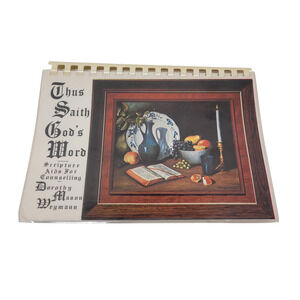 Vintage 1977 Thus Saith God's Word Scripture Aids Dorothy Weymann Signed
